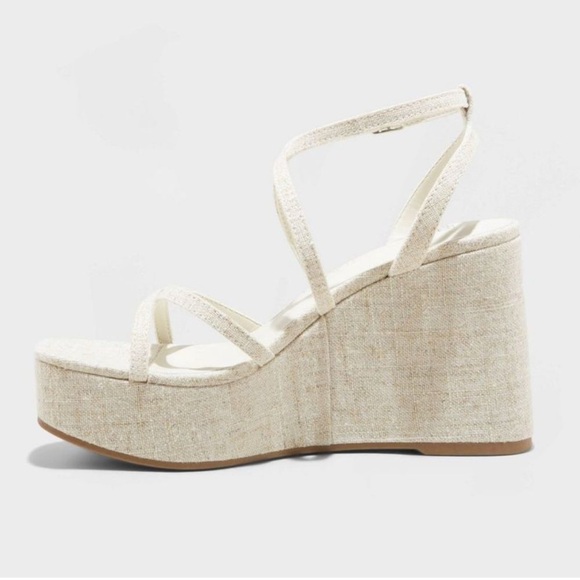 Women's Ronnie Strappy Platform Wedge Heels with Memory Foam Insole. Size 7.5 - Picture 2 of 11